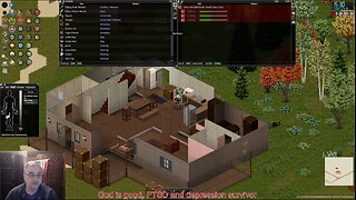 Project Zomboid, wilderness island challenge, escape the Super Bowl here.