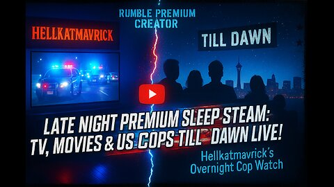 LATE NIGHT PREMIUM SLEEP STREAM: TV, MOVIES & US COPS TILL DAWN LIVE!