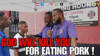 GOD WILL KILL YOU FOR EATING PORK!