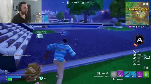 Playing fortnite