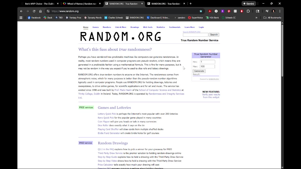 Ben's MVP Choice 1/11/26