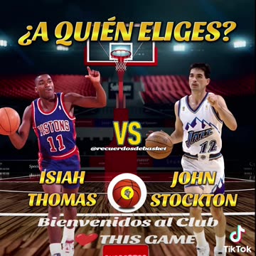 ISIAH THOMAS VS JOHN STOCKTON