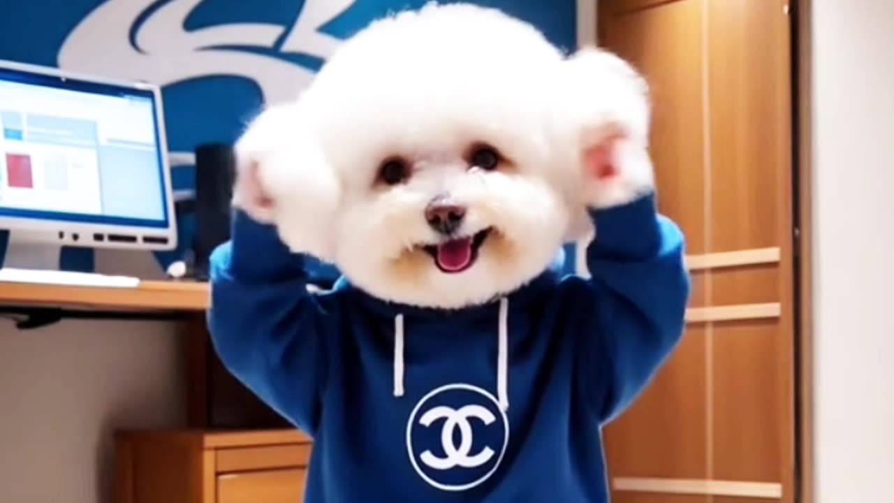 A little dog that can dance