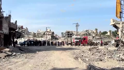 Red Cross enters Gaza City to search for bodies of hostages