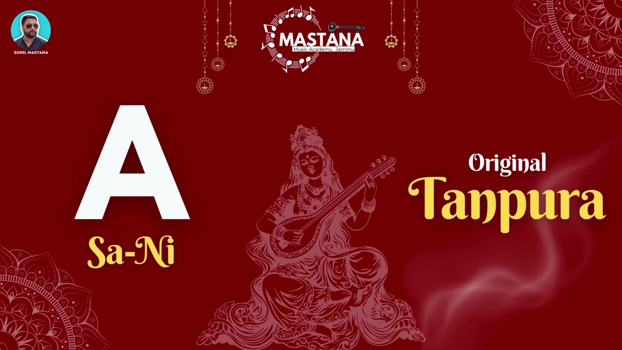 🎵 Tanpura A Scale (Sa-Ni Samvad) – Premium Stereo Drone for Singing, Riyaz & Meditation