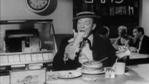 Commercial - Alka Seltzer w Buster Keaton overeating