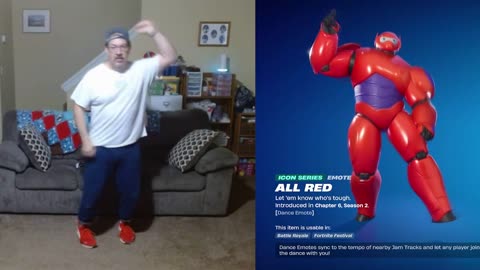 FFG Dance Fortnite Emotes All Red