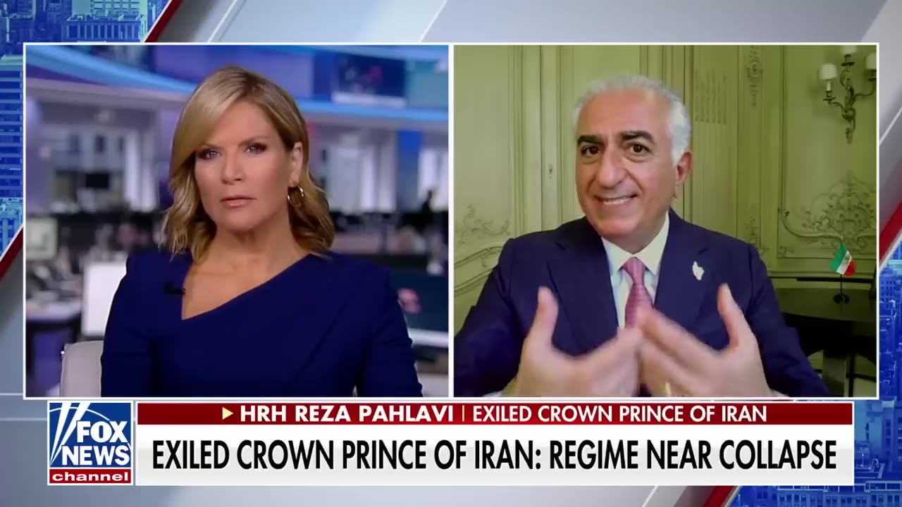 This is the 'critical' aspect of Iran's possible regime change, exiled crown prince says