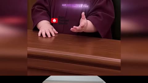 Baby Judge Judy Hears Several Cases. Try Not To Laugh