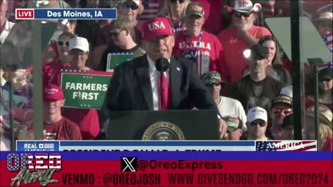 Newsom Tries to Take Credit for Low Gas Prices - MORE WINNING - Trump Rally America250 Iowa