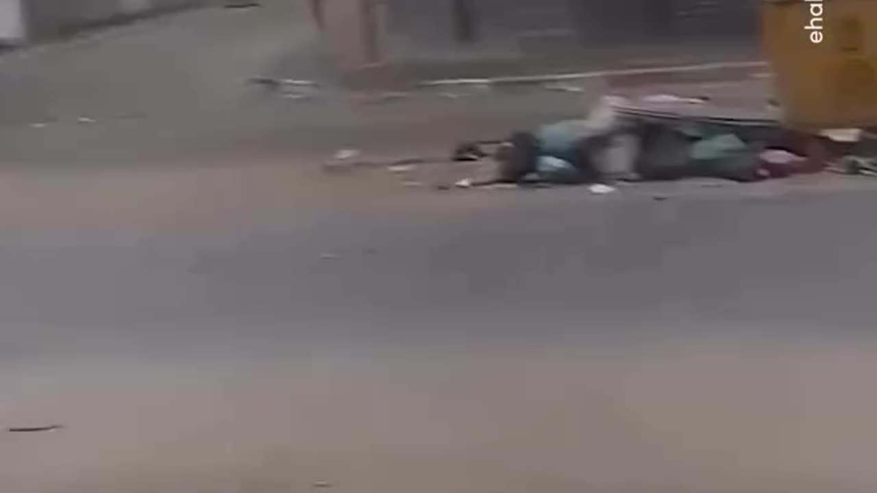 A breathtaking moment captures the direct targeting by an Israeli tank of civilians