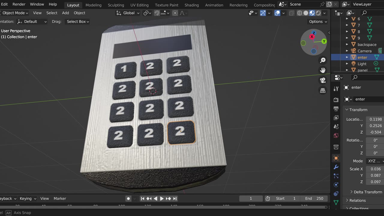 Working on a prop asset for my game Nyctophobia | 夜恐怖症