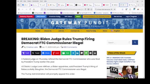BREAKING: Supreme Court Lets Trump Fire Biden-Appointed FTC Commissioner