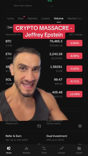 Crypto could be completely finished CRYPTO MASSACRE - Jeffrey Epstein