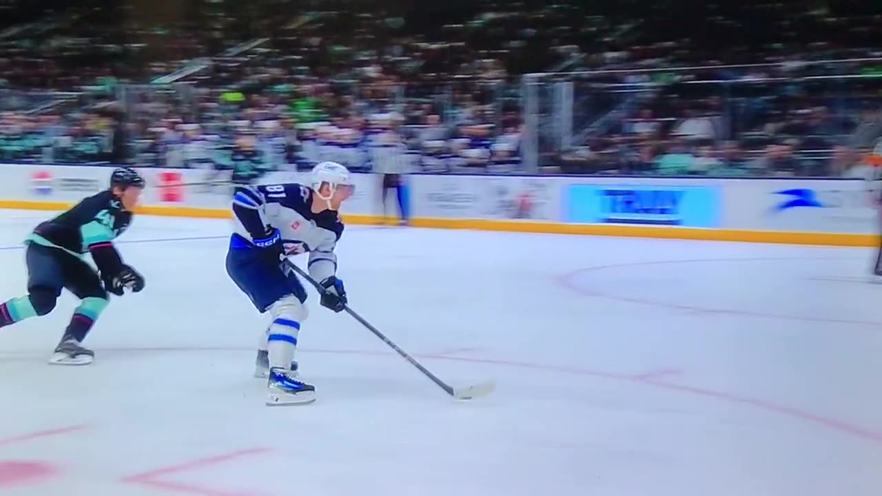 Jets LW #81 Kyle Connor 🥅(35)🏒Breakaway Goal