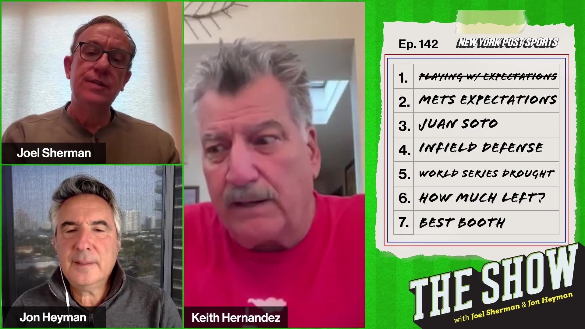 Keith Hernandez believes Mets starting pitching is "worrisome" | The Show