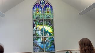 July 12, 2025 - Owen Family Stained Glass Windows at Faith United Church in Oswego, New York