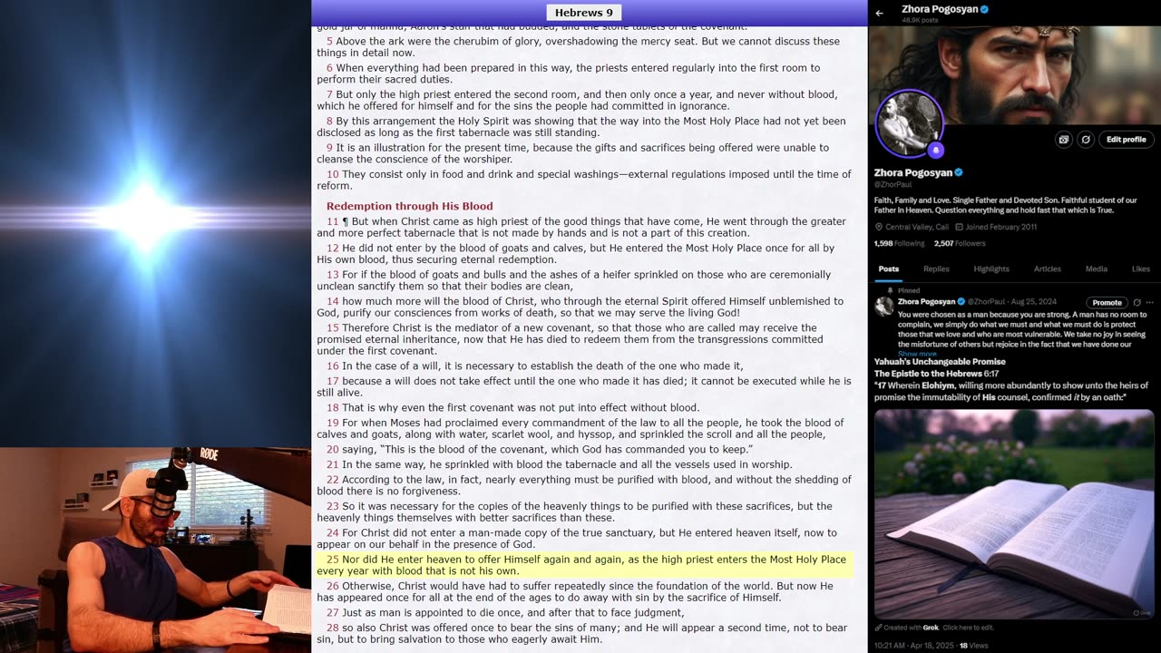 Live: Bible Study-~SATURDAY-~19-~APRIL-~2025.
