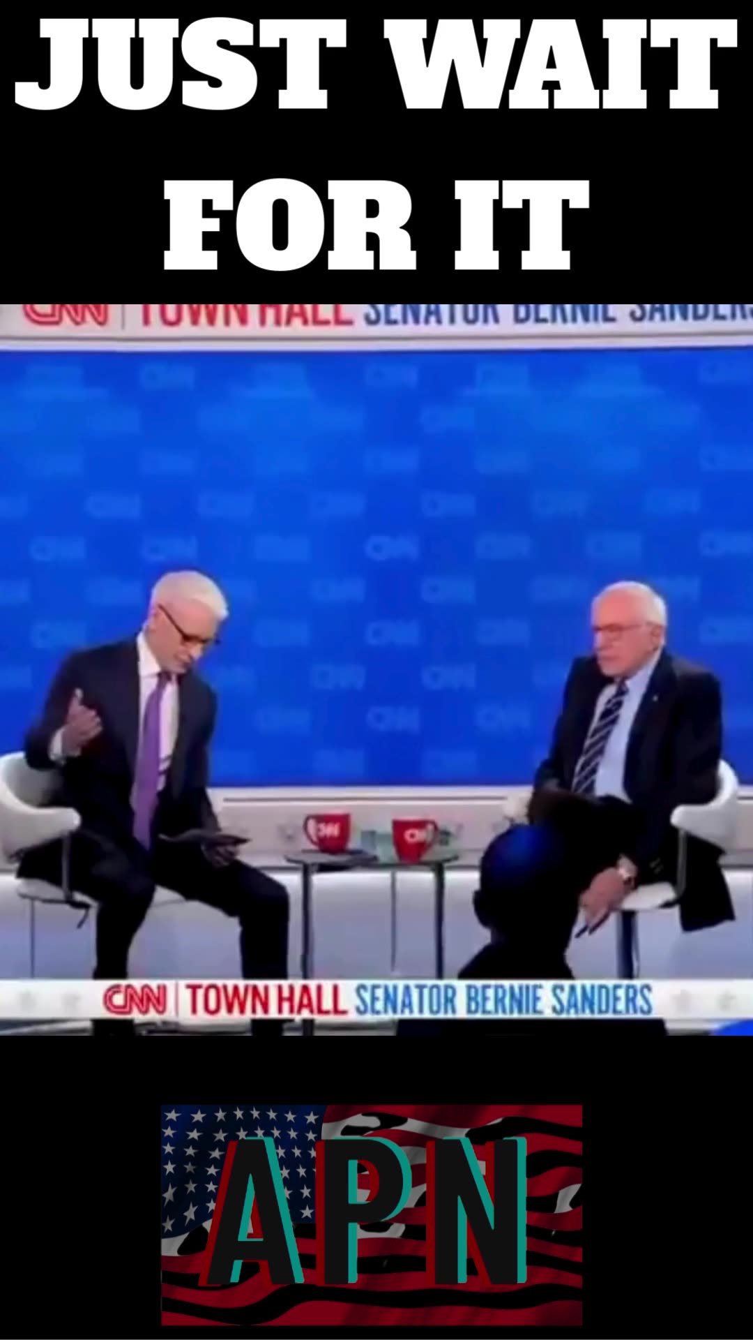 Nothing funnier than Bernie’s face when his woman said her pronouns are they/them
