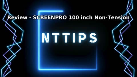 SCREENPRO 100 inch Non-Tensioned Floor Rising Projector Screen, Motorized Pull U