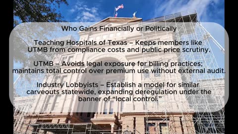 #HB721 #TexasPolicy #HealthCareTransparency #StayInformed #WatchTheDetails
