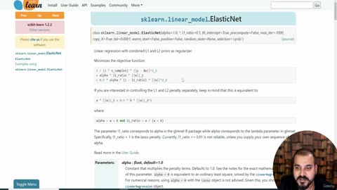 26.5 Model Training With Ridge and Elastic net With Cross Validation Krish Naik ML