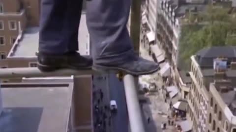 Building London before health and safety. Filmed in the 1960s