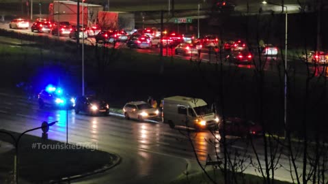 Kolizja na ul. Szosa Lubicka