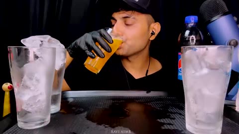 ASMR Drinking Soft Drink Coca Cola,Pepsi,Mirinda,Frooti,Maaza,Sprite Drinking Gulping Sounds Mukbang