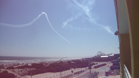 Wildwood NJ Air Show Weekend 2025 Practice Flight