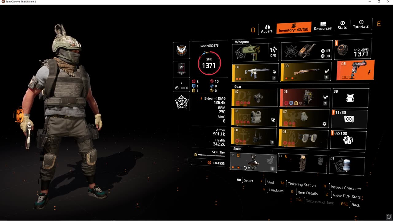 Pistol Build For Tom Clancy's The Division 2