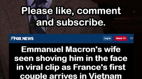 French President Macron's Wife Shoves Him in the Face at Vietnam Arrival