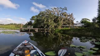 Kayak Fly Fishing Review of Lake Lena in Auburndale, Florida