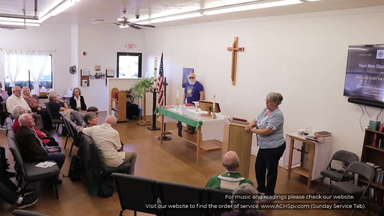 Proper 25, ACHS Sunday Service