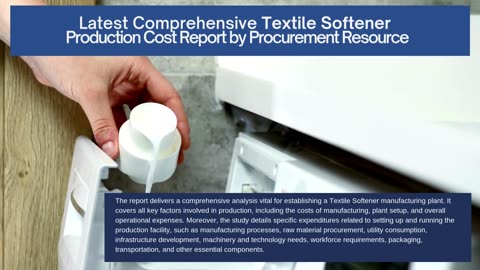 Textile Softener Production Cost Analysis