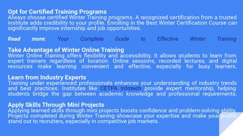 7 Best Tips for Successful Winter Training