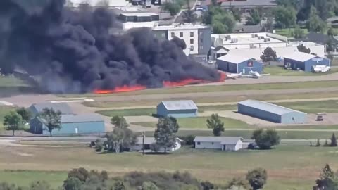A plane has reportedly crashed at Kalispell City Airport in Montana.