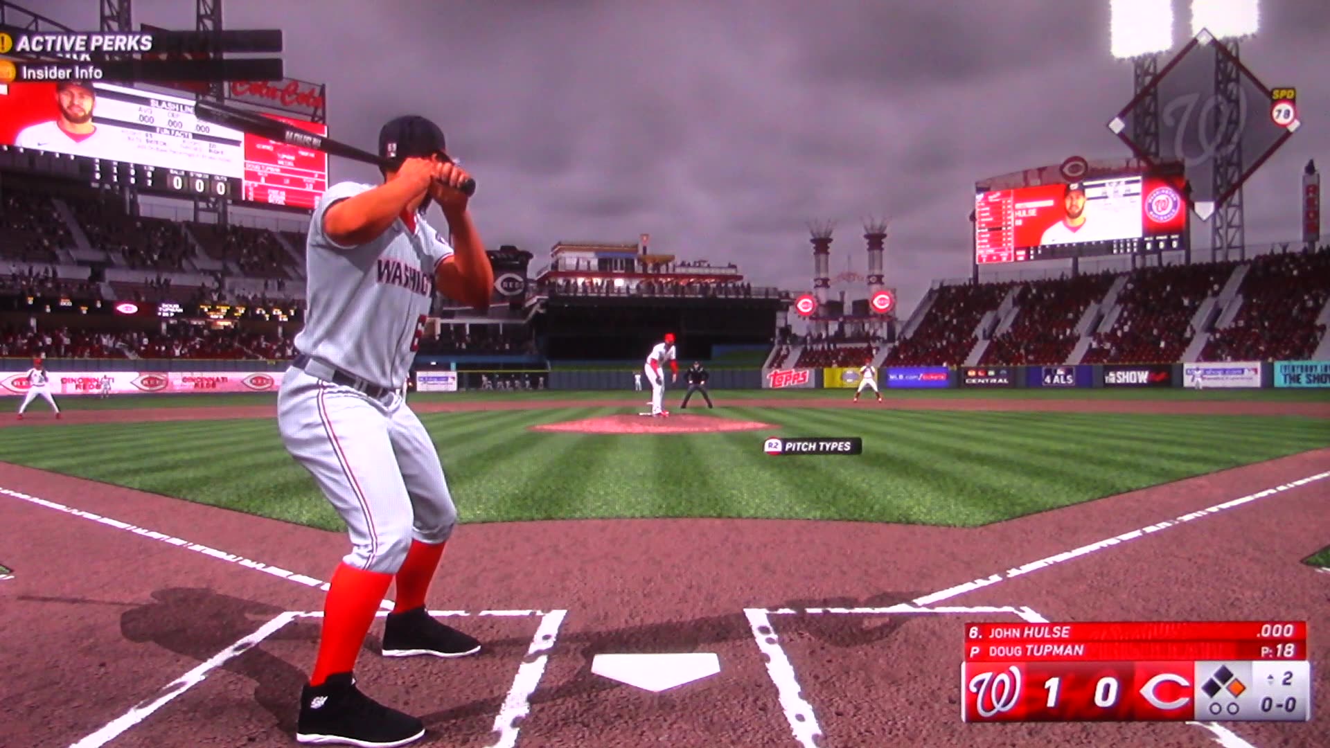 MLB The Show: Washington Nationals vs Cincinnati Reds (S19 G1)