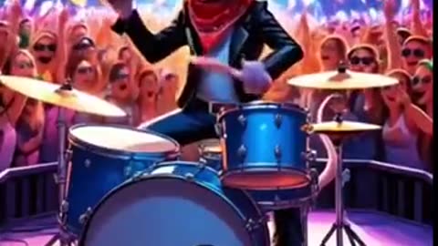 when mice play drums #shorts#viralvideo#ai#mouse#funny