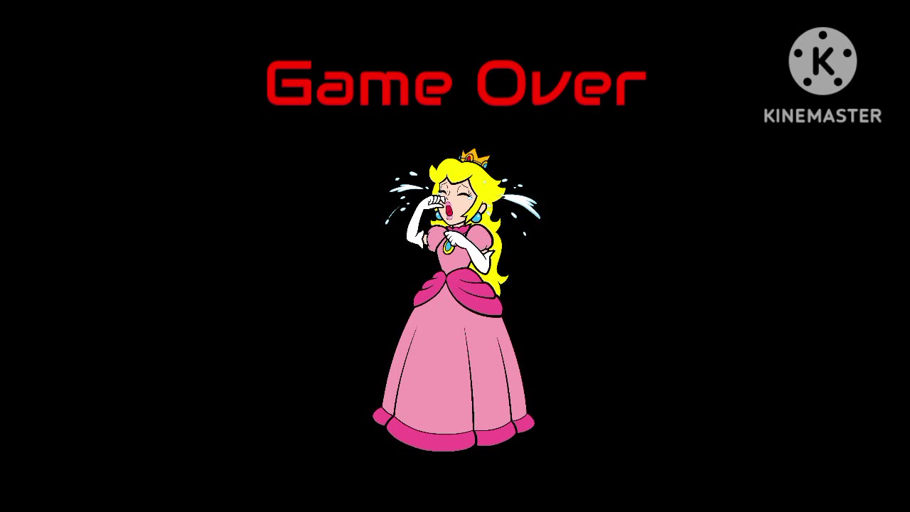 Billy x Peach (English PS2 Bootleg) Continue & Game Over as Princess Peach