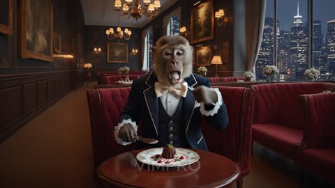 Monkey's First Date with Cake 🐒
