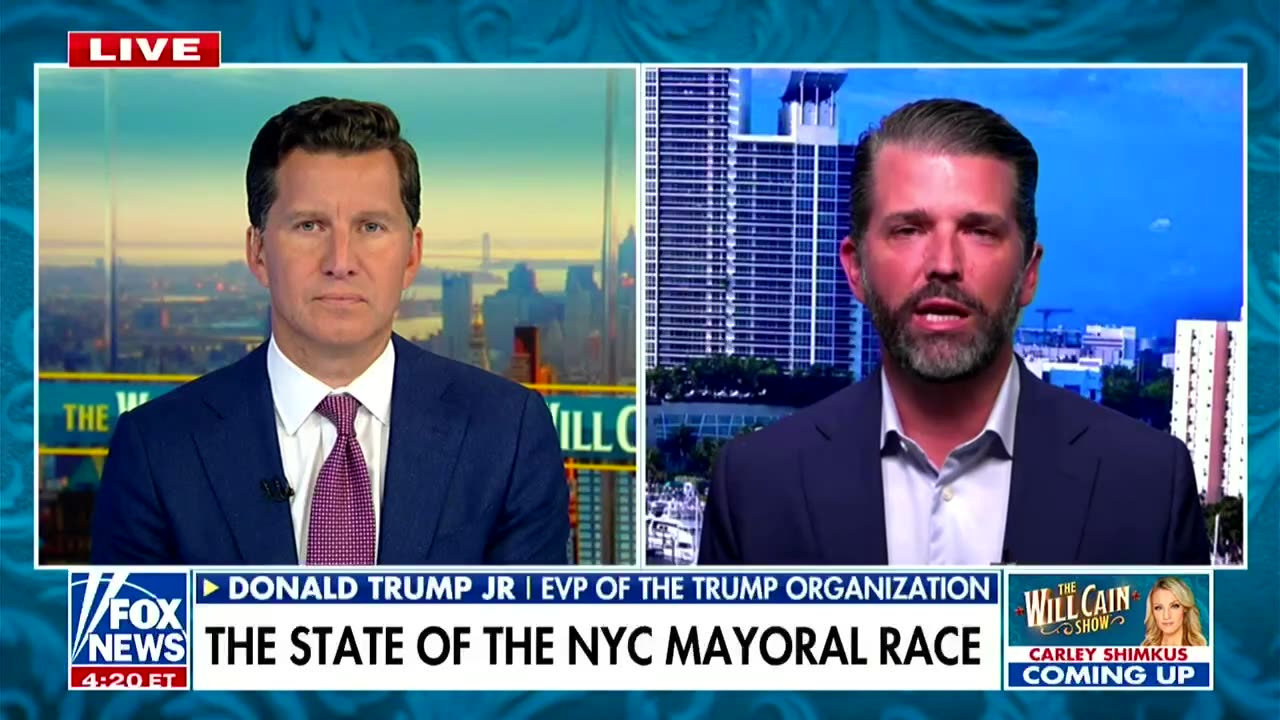 Donald Trump Jr. says a 'disaster' might be 'what New York needs'