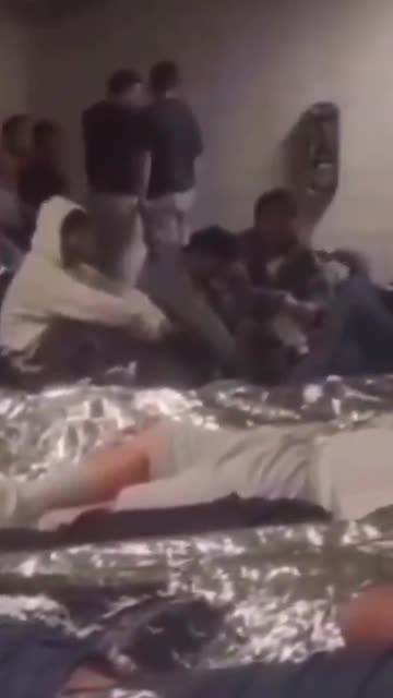 BREAKING: A video has leaked from an immigration detention center believed to be at 31 Hopkins Plaza