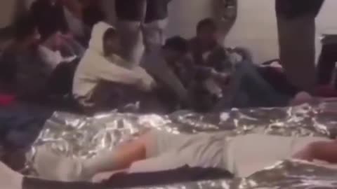 BREAKING: A video has leaked from an immigration detention center believed to be at 31 Hopkins Plaza