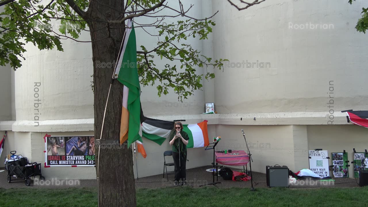 Vigil for Palestine - End all Complicity (Ireland park, Eireann Quay)