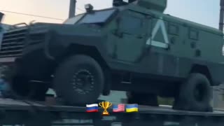 A Collection of NATO Trophies En Route to Moscow From Kursk