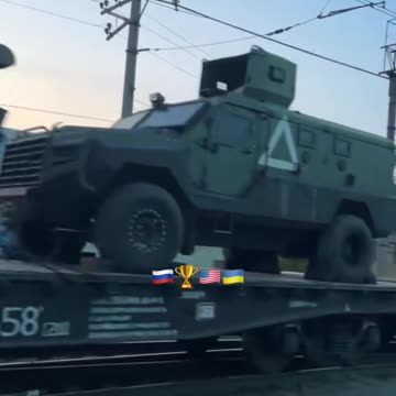 A Collection of NATO Trophies En Route to Moscow From Kursk