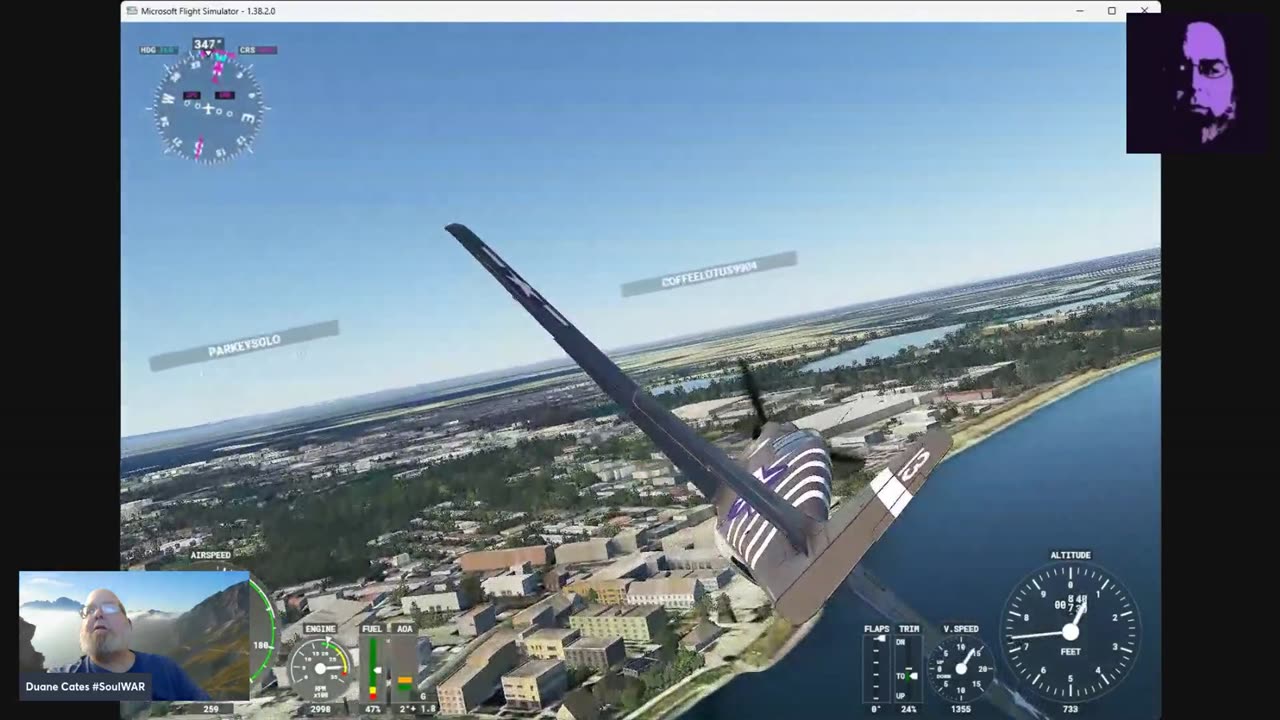 SCENIC FLIGHT WITH AN AIR PIRATE!