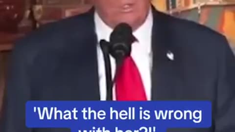 What the hell is wrong with her?!'