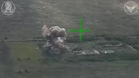 Ukrainian Airstrikes On Russian UAV Base Near Loknya (Sumy region)